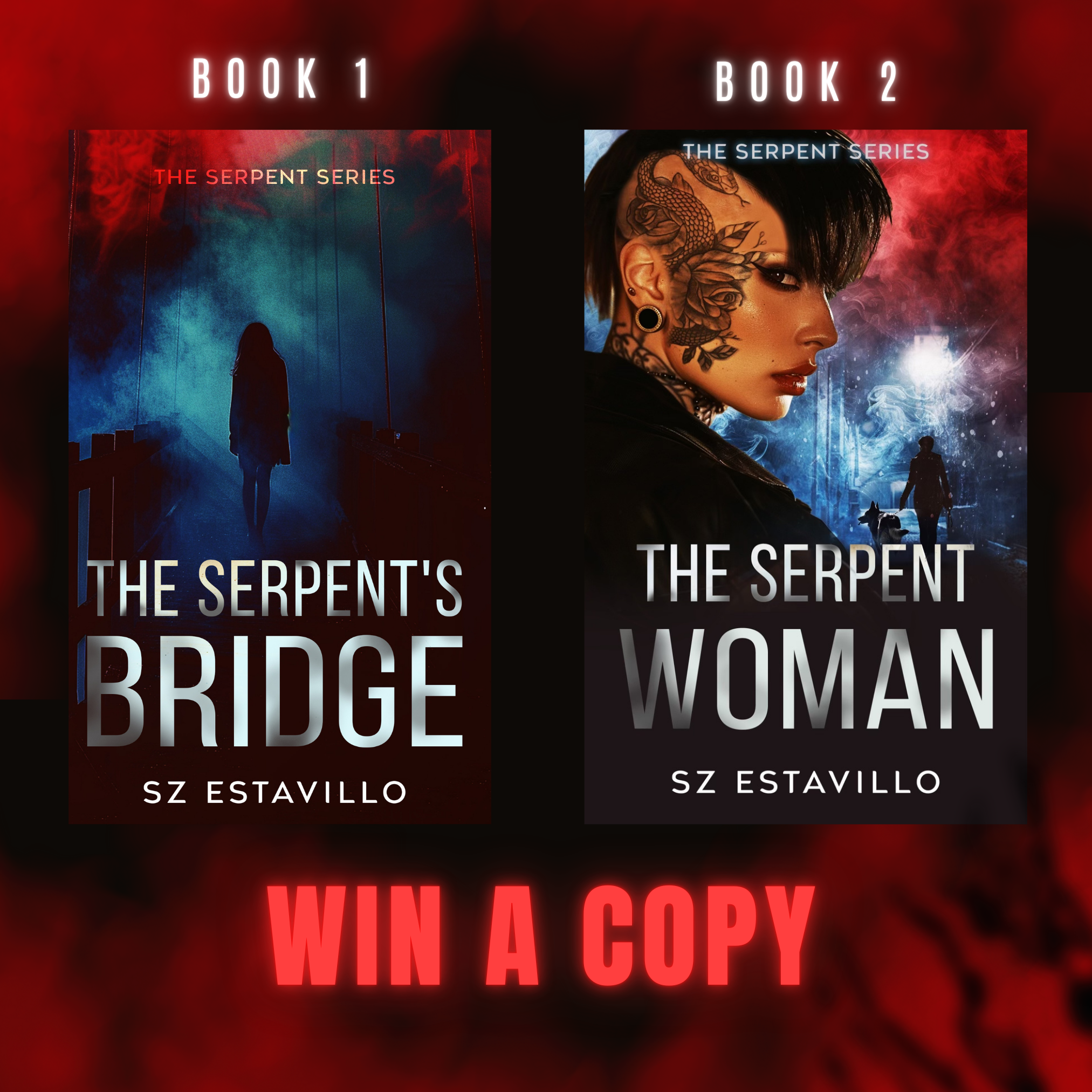 Win a copy of The Serpent Series – Book Giveaway featuring The Serpent’s Bridge and The Serpent Woman